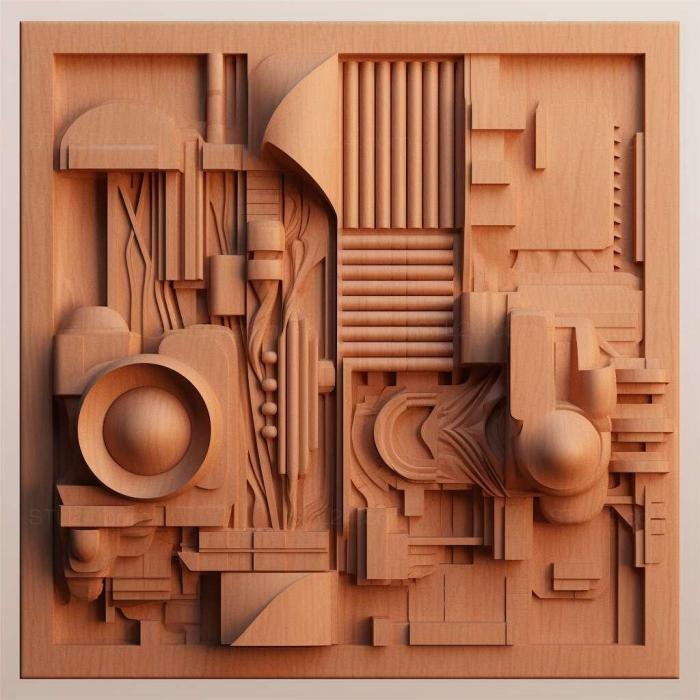Patterns and decorations (Richard Rogers 3, PATTERN_1999) 3D models for cnc
